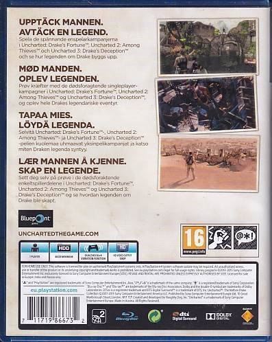 Uncharted - The Nathan Drake Collection - PS4 (A Grade) (Genbrug)